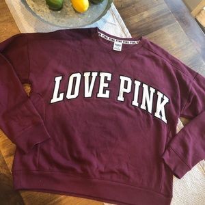 PINK VICTORIA SECRETS SWEATSHIRT size M